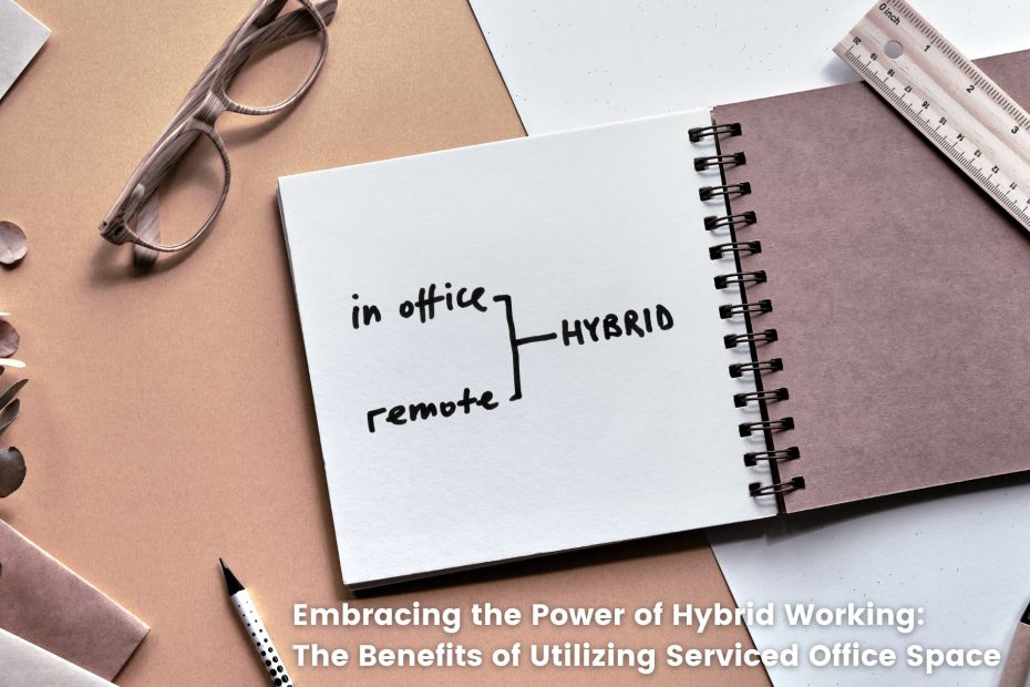 Hybrid working, a combination of in office and remote working. Offering flexibility and a better work life balance